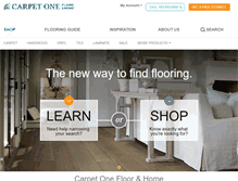 Tablet Screenshot of carpetonesouthlake.com